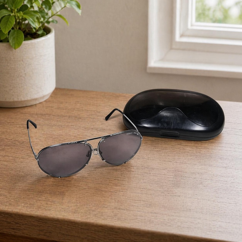Vintage Carrera Porsche Design Sunglasses Austria With Hard Case